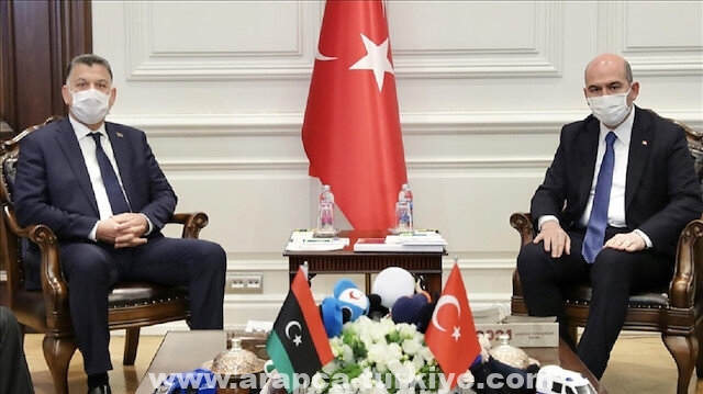 وزير الداخلية التركي يلتقي رئيس المجلس الأعلى الليبي