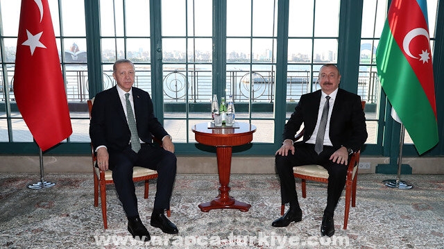 أردوغان وعلييف يعقدان لقاء ثنائيا في باكو