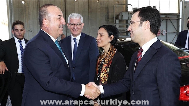 وزير الخارجية التركي يصل رام الله