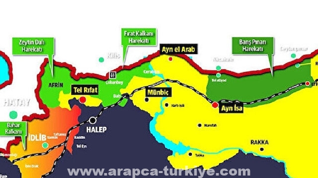 الجيش التركي على أهبة الاستعداد.. 4 مناطق سيتم تطهيرها من الإرهاب