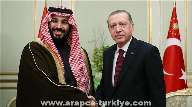 أردوغان يبحث مع ابن سلمان العلاقات الثنائية وقضايا إقليمية