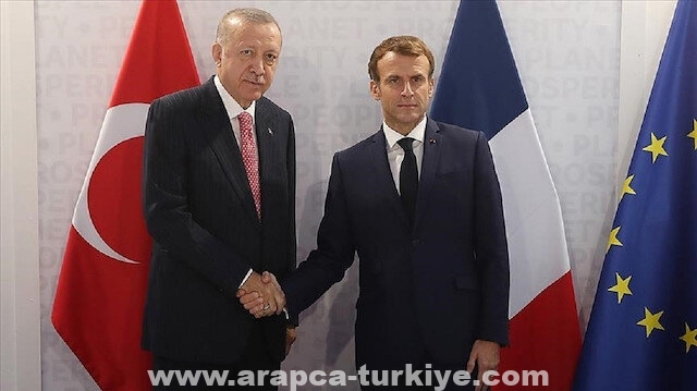 أردوغان يلتقي ماكرون على هامش قمة الناتو