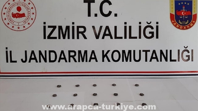 ضبط 120 قطعة أثرية في إزمير التركية