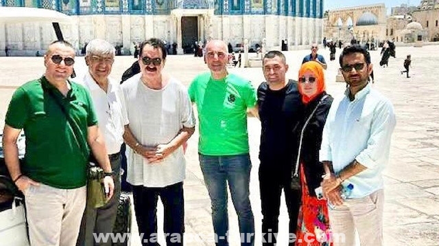 الفنان التركي إبراهيم تاتليسس يزور المسجد الأقصى