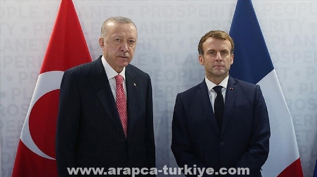 أردوغان وماكرون يبحثان قرارات الاجتماع الرباعي بشأن حبوب أوكرانيا