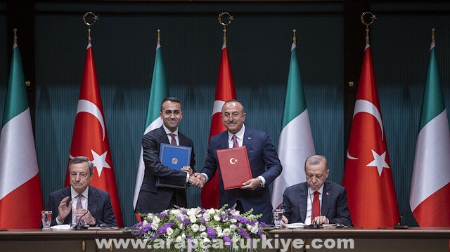 تركيا وإيطاليا توقعان 9 اتفاقيات في عدة مجالات