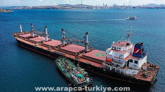 تركيا: شحن مليون طن من الحبوب الأوكرانية