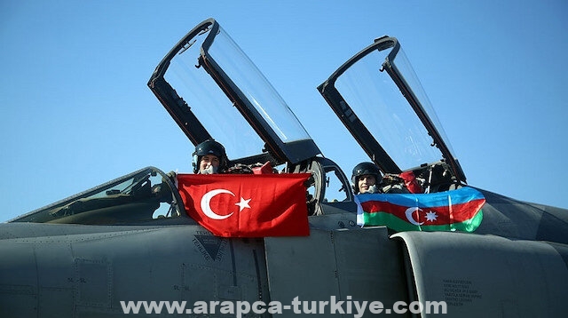 اختتام مناورات جوية بين تركيا وأذربيجان