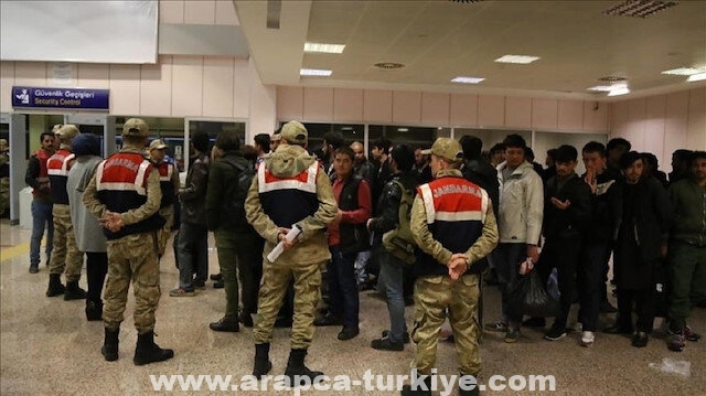 تركيا: ترحيل 3 آلاف و38 مهاجرا إلى بلدانهم خلال أسبوع