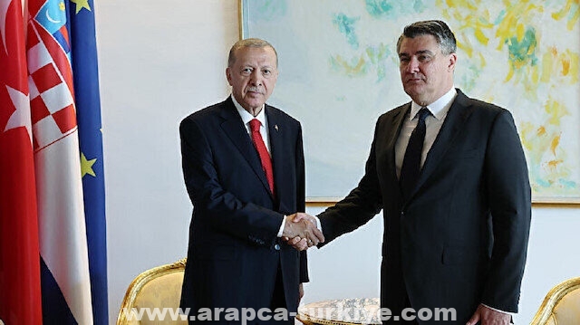أردوغان: بلغ تبادلنا التجاري مع كرواتيا 900 مليون دولار في 2021