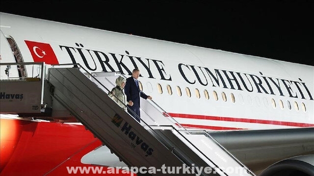 أردوغان يصل إلى إسطنبول عائدا من جولة البلقان