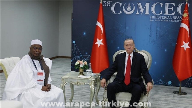 أردوغان يستقبل أمين عام منظمة التعاون الإسلامي
