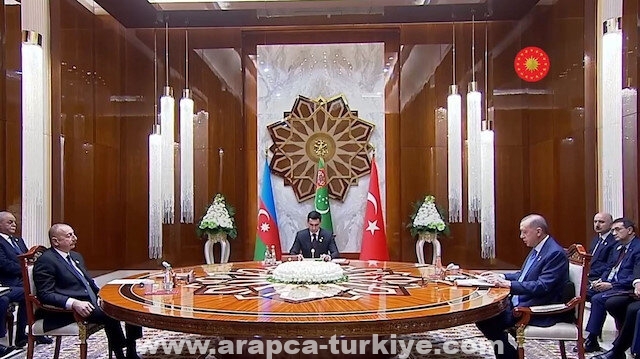 أردوغان يدعو لمباشرة أعمال نقل غاز تركمانستان إلى الغرب