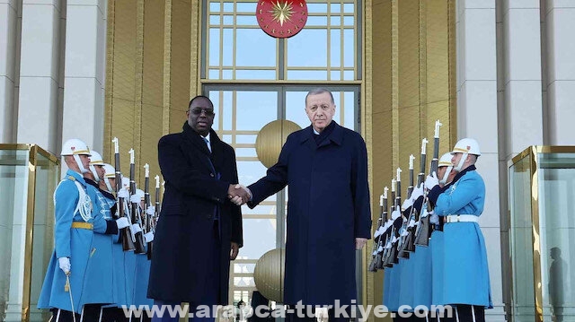 الرئيس أردوغان يستقبل نظيره السنغالي في أنقرة