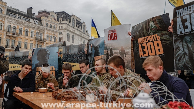 أوكرانيا.. مظاهرة للمطالبة بالإفراج عن الأسرى لدى روسيا
