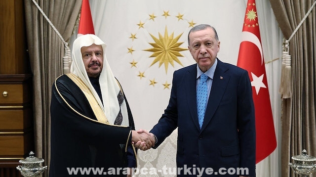 أردوغان يستقبل رئيس مجلس الشورى السعودي