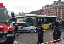 إسطنبول.. 11 إصابة جراء تصادم حافلة و"ترامواي"