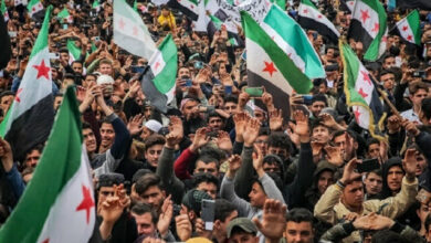 مظاهرات شمالي سوريا في ذكرى الانتفاضة الشعبية ضد النظام