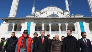 أردوغان يتفقد جامع "خير الدين بربروس باشا" بإسطنبول