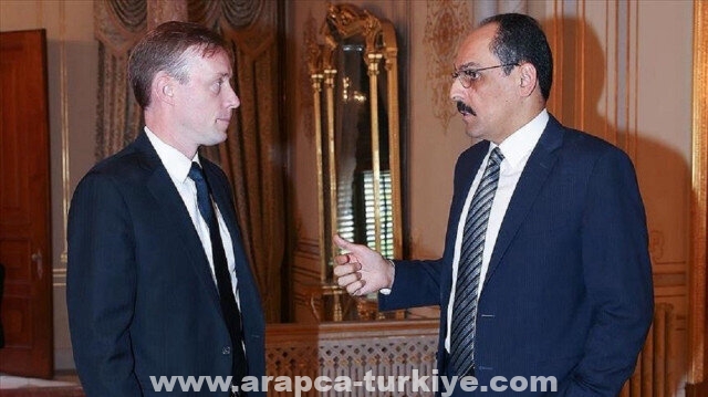 متحدث الرئاسة التركية يلتقي مستشار الأمن القومي الأمريكي الثلاثاء