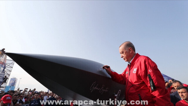 أردوغان: فخورون برفع إنتاج الصناعات الدفاعية المحلية إلى 80 بالمئة