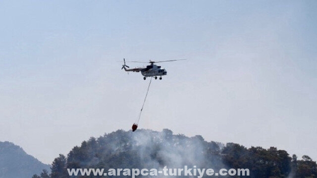 تركيا ترسل مروحيتي إطفاء لإخماد حريق في شمال قبرص