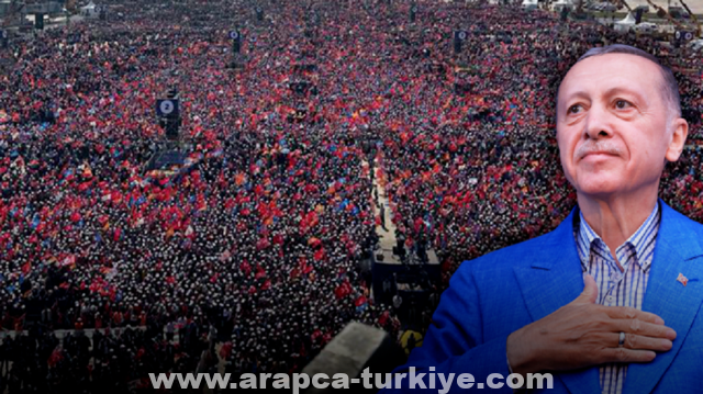 مليون و 700 ألف شخص.. أردوغان يخاطب الشعب في تجمع إسطنبول الكبير