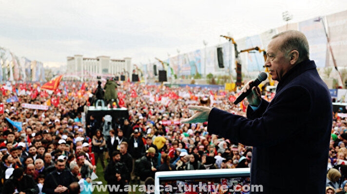 أردوغان يشارك في مهرجان انتخابي لـ"العدالة والتنمية" بأنقرة