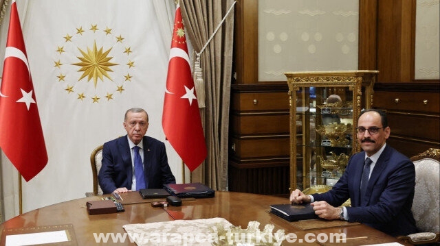 أردوغان يلتقي رئيس الاستخبارات التركية