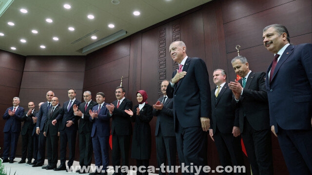 أردوغان يشكر المشاركين في مراسم تنصيبه