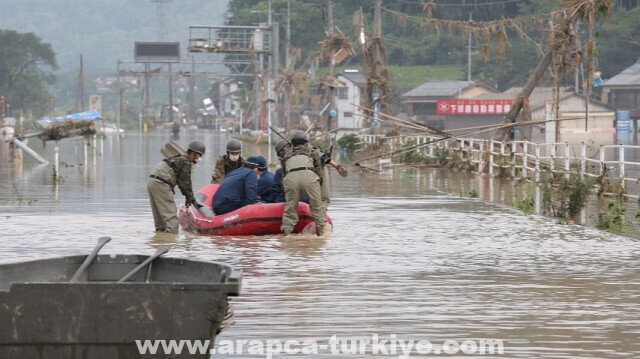 اليابان.. مصرع 5 جراء فيضانات وانهيارات طينية