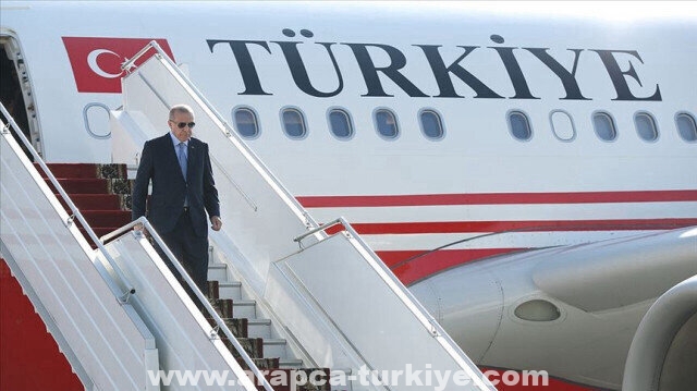 أردوغان يصل الإمارات قادمًا من قطر