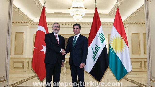 فيدان يلتقي رئيس وزراء إقليم شمال العراق في أربيل