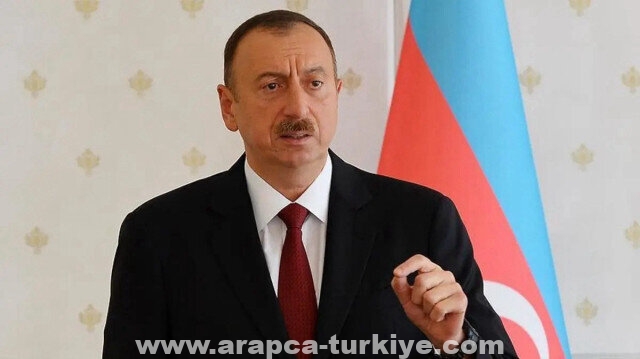 رئيس أذربيجان: علم شمال قبرص التركية يجب أن يُرفع بمناسباتنا