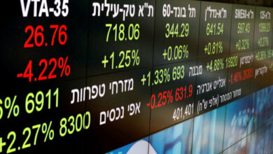 منذ الحرب.. أسهم أكبر 5 بنوك في إسرائيل تتراجع 20 بالمئة