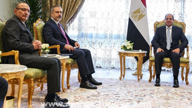 وزير الخارجية التركي يلتقي السيسي في القاهرة