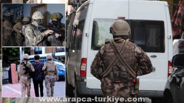 عملية أمنية متزامنة ضد "بي كي كي" الإرهابي في 18 ولاية تركية
