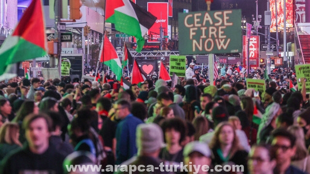 الولايات المتحدة.. تظاهرات تطالب بوقف الهجمات على غزة