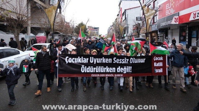 ولايات تركية تشهد احتجاجات مناهضة للاحتلال الإسرائيلي