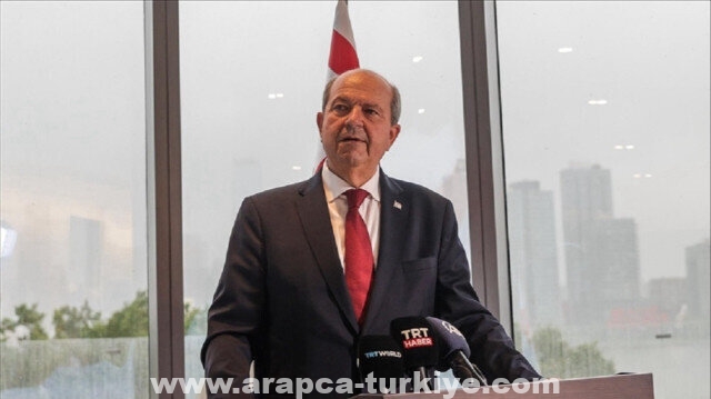 رئيس قبرص التركية يؤكد على حل الدولتين بالجزيرة
