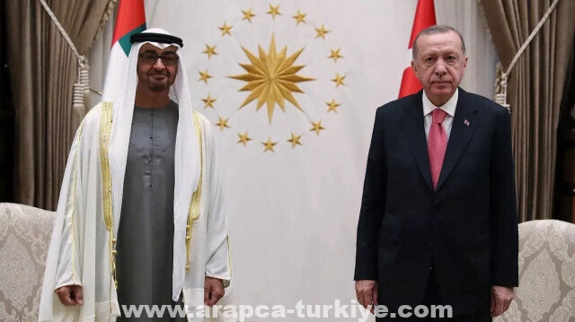 رئيس الإمارات يعزي أردوغان في شهداء الجيش التركي