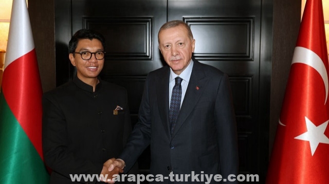 تركيا.. أردوغان يلتقي رئيس مدغشقر