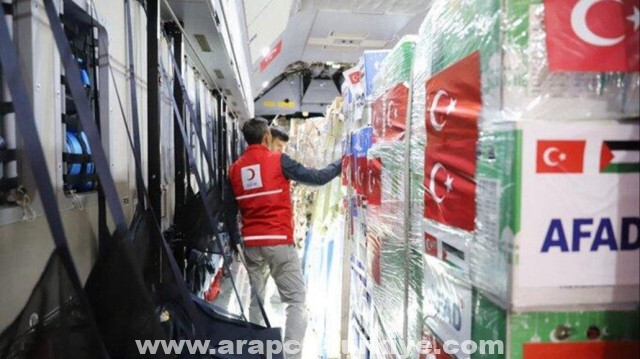 تركيا ثاني أكثر البلدان إرسالا للمساعدات إلى غزة