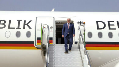 الرئيس الألماني يصل ولاية غازي عنتاب التركية
