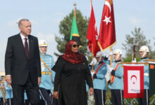الرئيس أردوغان يستقبل نظيرته التنزانية في أنقرة