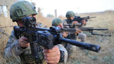 الدفاع التركية تعلن تحييد 3 إرهابيين شمال العراق