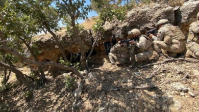 الدفاع التركية تعلن تحييد 5 إرهابيين شمال العراق