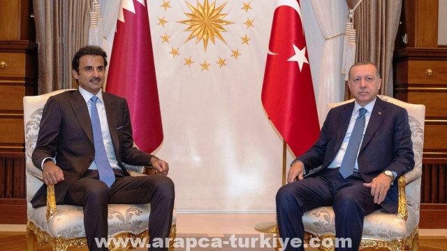 أردوغان وأمير قطر يبحثان تطورات إقليمية ودولية
