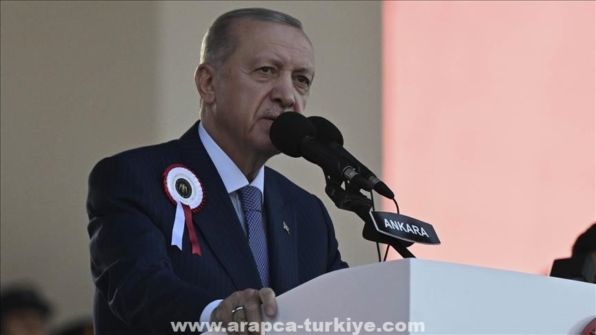 أردوغان: لا أحد يمكنه حبس تركيا في مياه العنصرية والفاشية