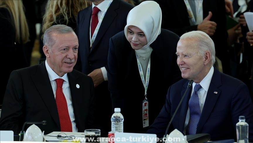 أردوغان يلتقي قادة في قمة مجموعة السبع بإيطاليا